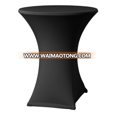 cocktail folding table with spandex cover